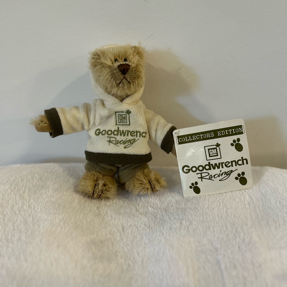 Goodwrench Racing Collectors Edition Stuffed Bear - Cream and Brown